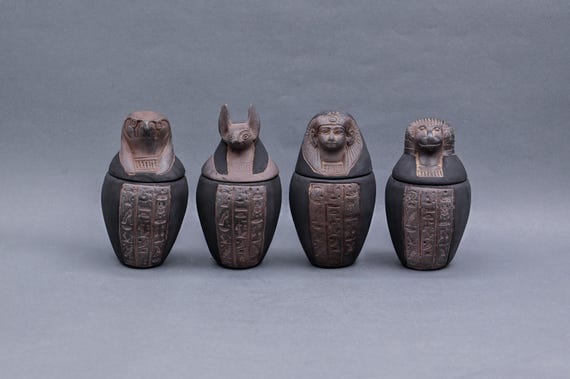 エジプト　カノプス壺のミニチュア版レプリカ〜現地で購入 エジプト カノプス壺のミニチュア版レプリカ〜現地で購入 - メルカリ