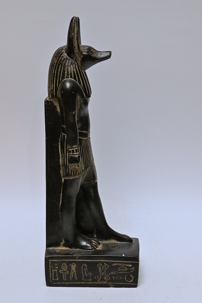 Egyptian Statue of God of Death Anubis Large Heavy Stone Made in Egypt ...