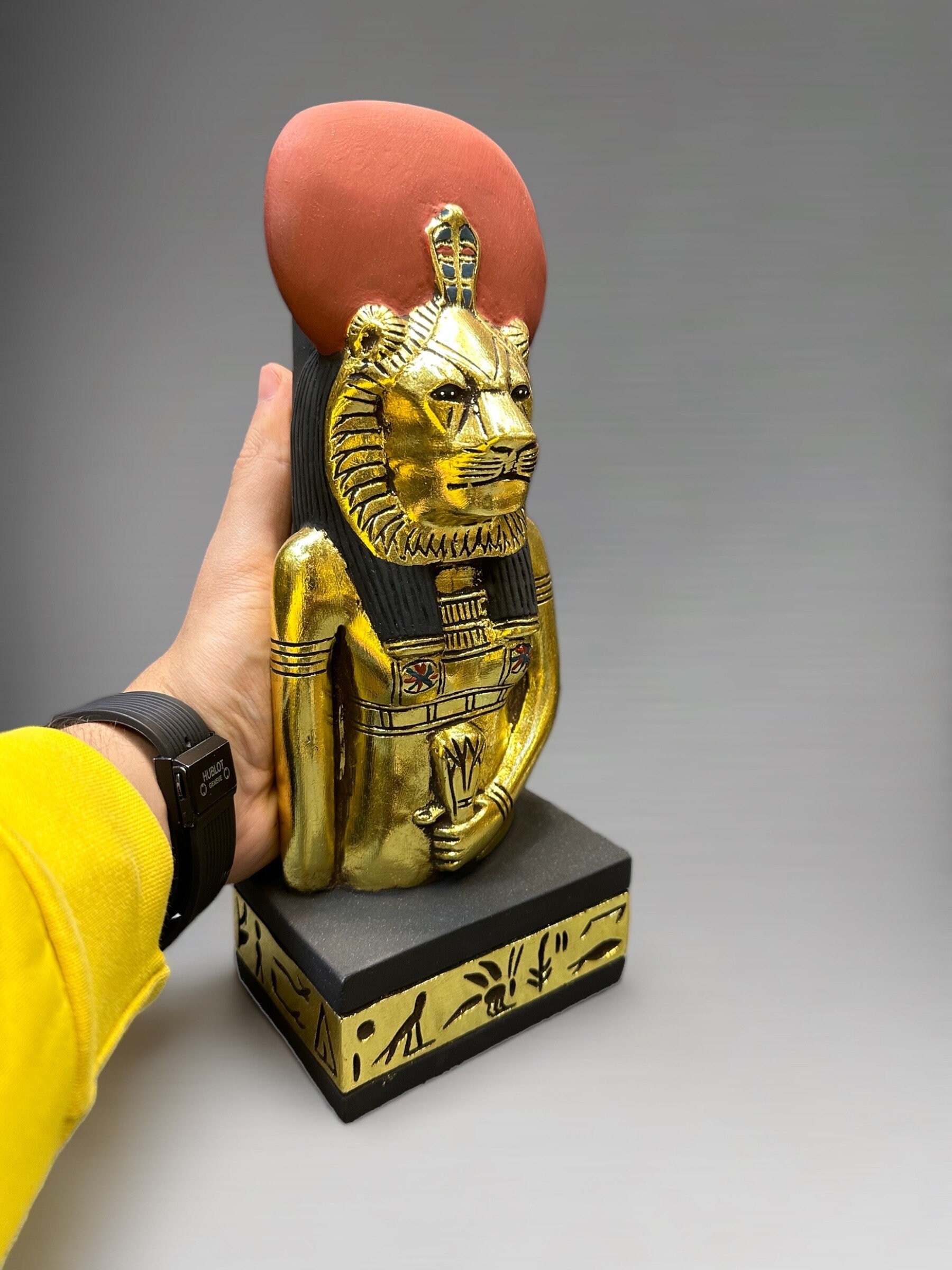 Egyptian Sekhmet Statue: Goddess of War, Stone Made in Egypt