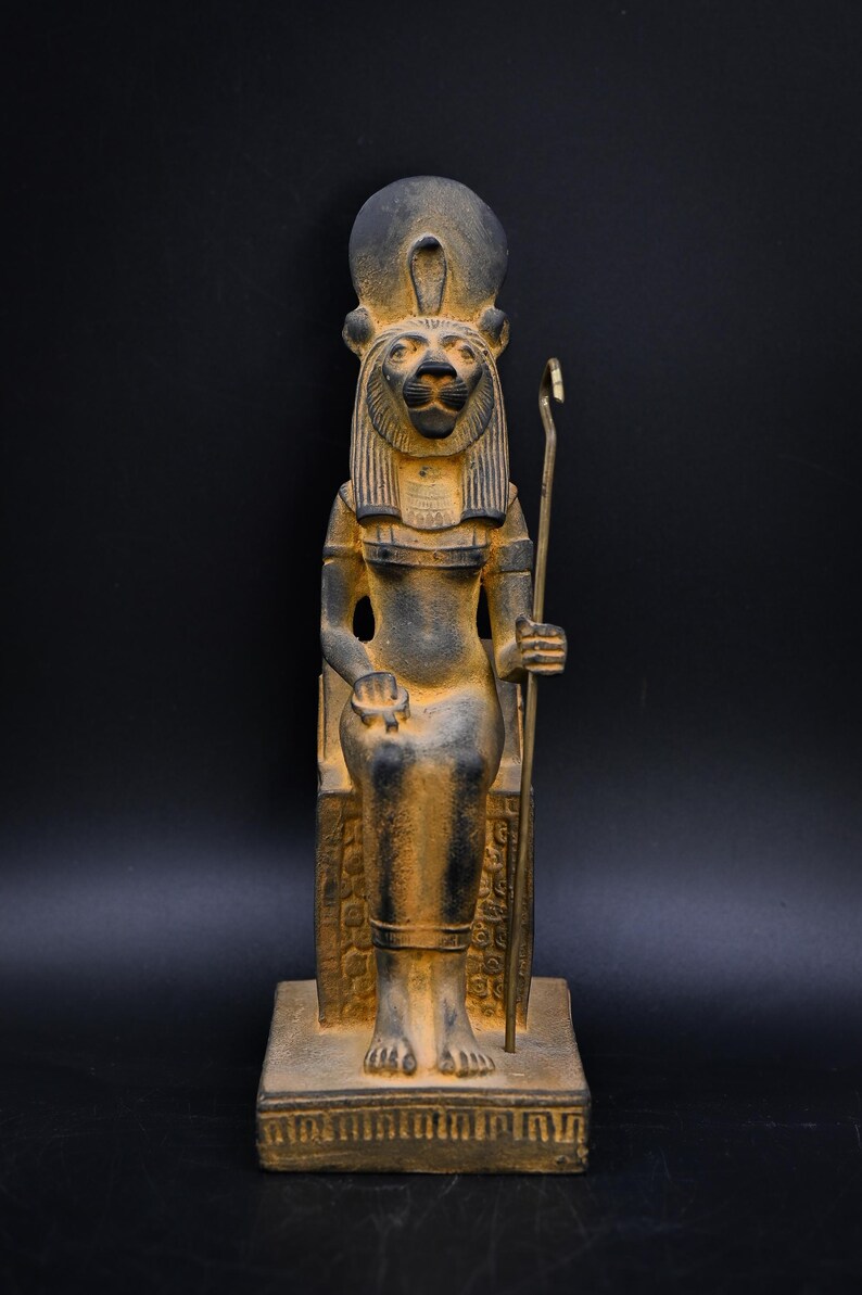 Statue of Egyptian Goddess Sekhmet, Lady of War Stone Made in Egypt - Etsy