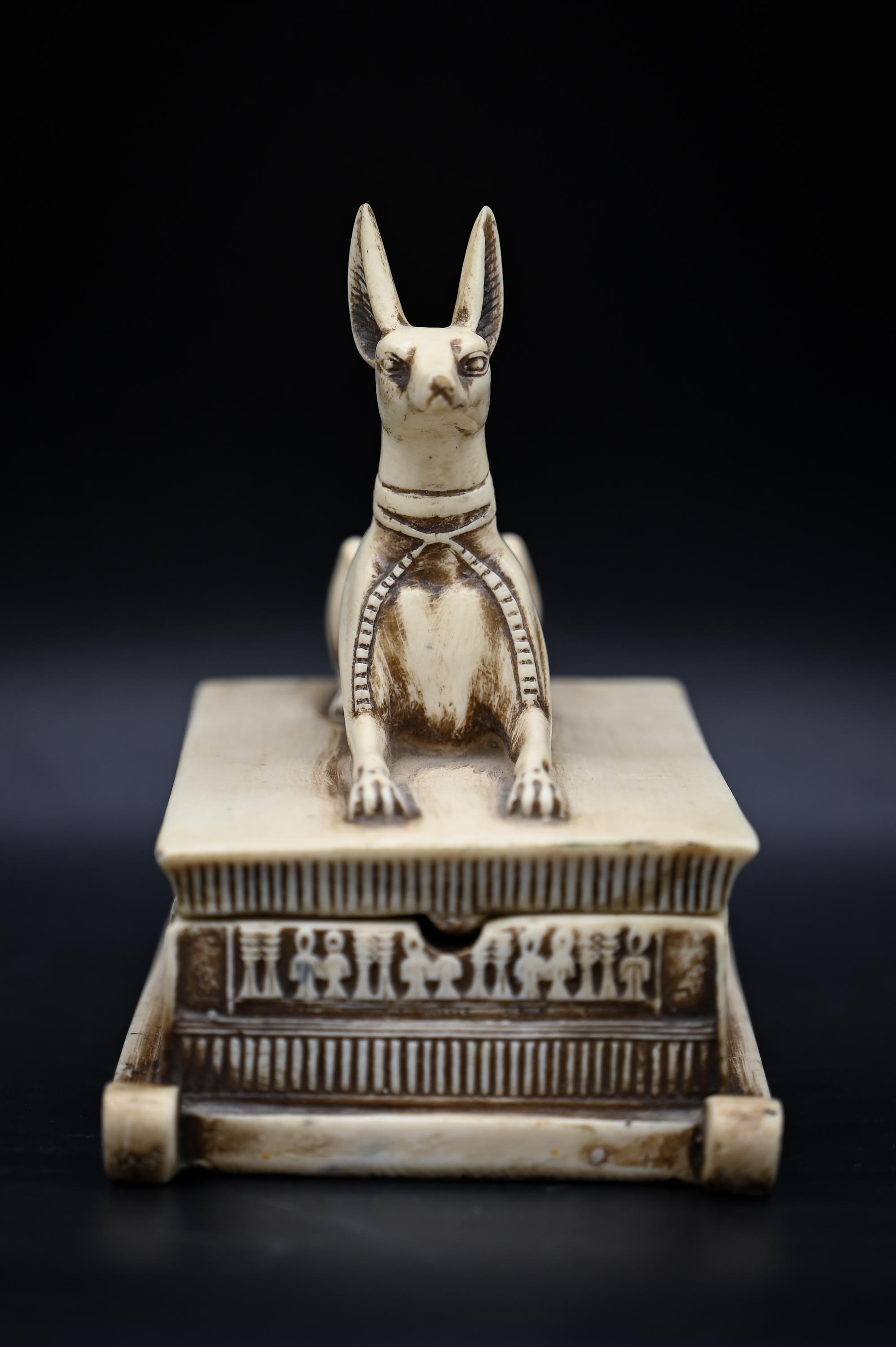 Egyptian Anubis Box, Hieroglyphics Decor - Made in Egypt - Etsy