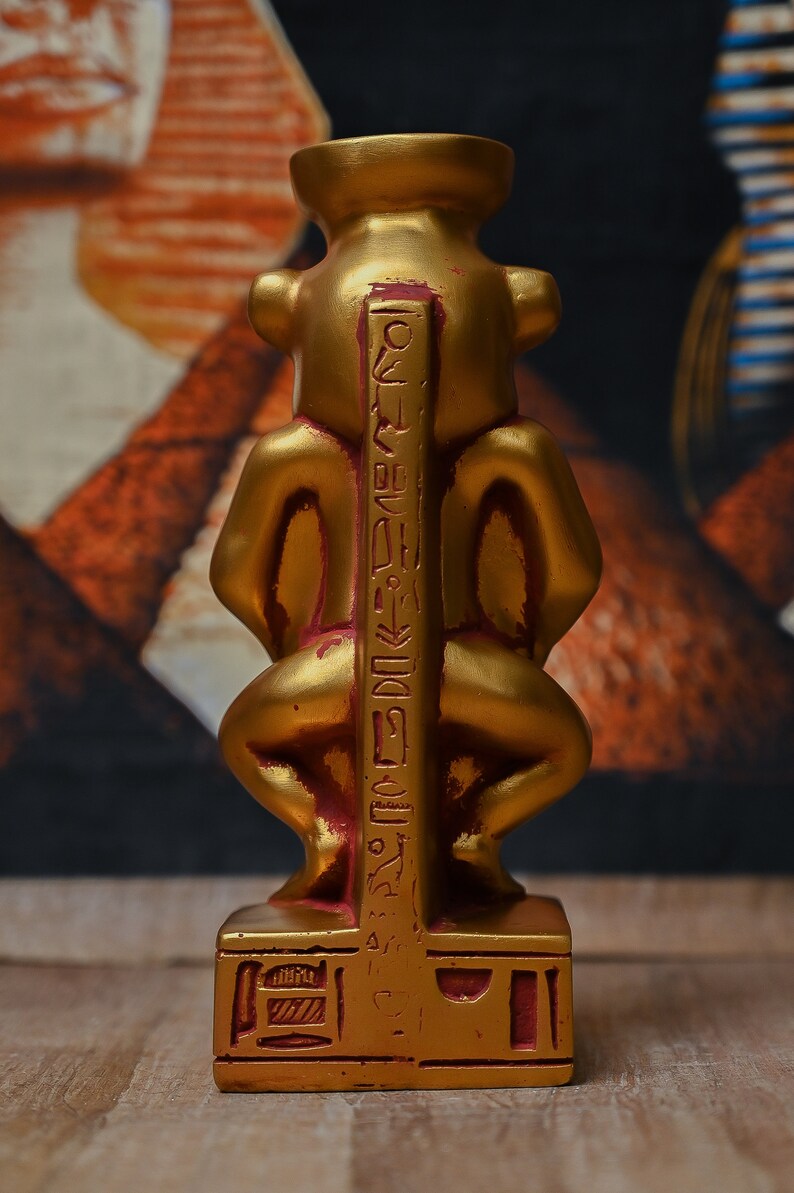 Egyptian God Bes Statue: Protector of Mothers & Children, Made in Egypt ...