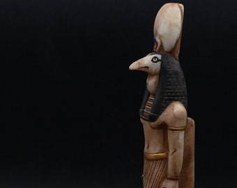 Egyptian Thoth Statue: Marble God of Wisdom, Made in Egypt