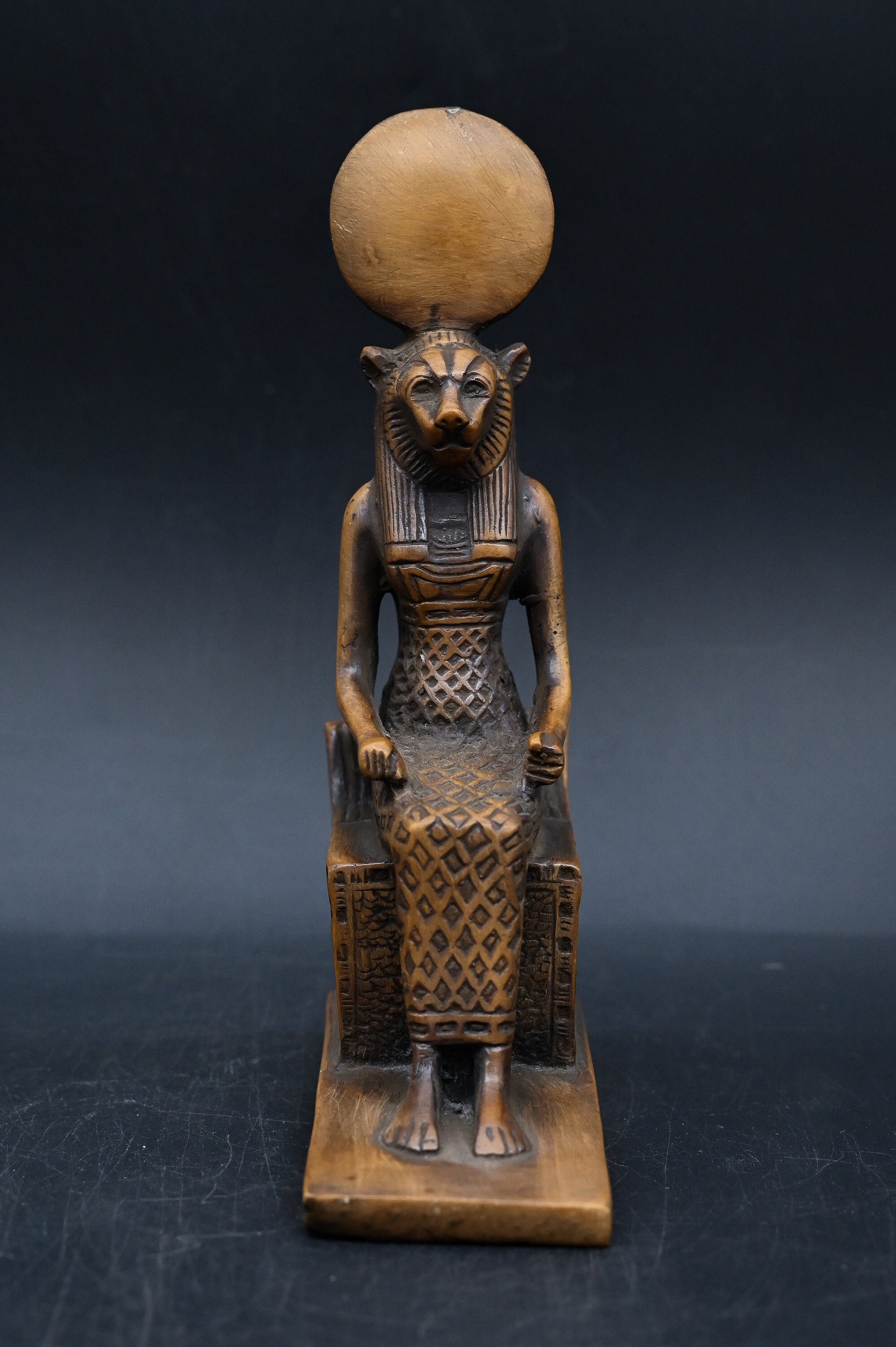 Egyptian Statue of Egyptian Goddess Sekhmet Lady of War Seated - Etsy