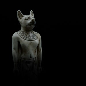 Egyptian statue of goddess Bastet made in egypt