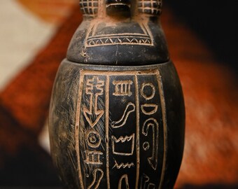 古代エジプト展　お顔厳選　カノプス壺 値下げしました】古代エジプト展☆カノプス壺ショルダーバッグ
