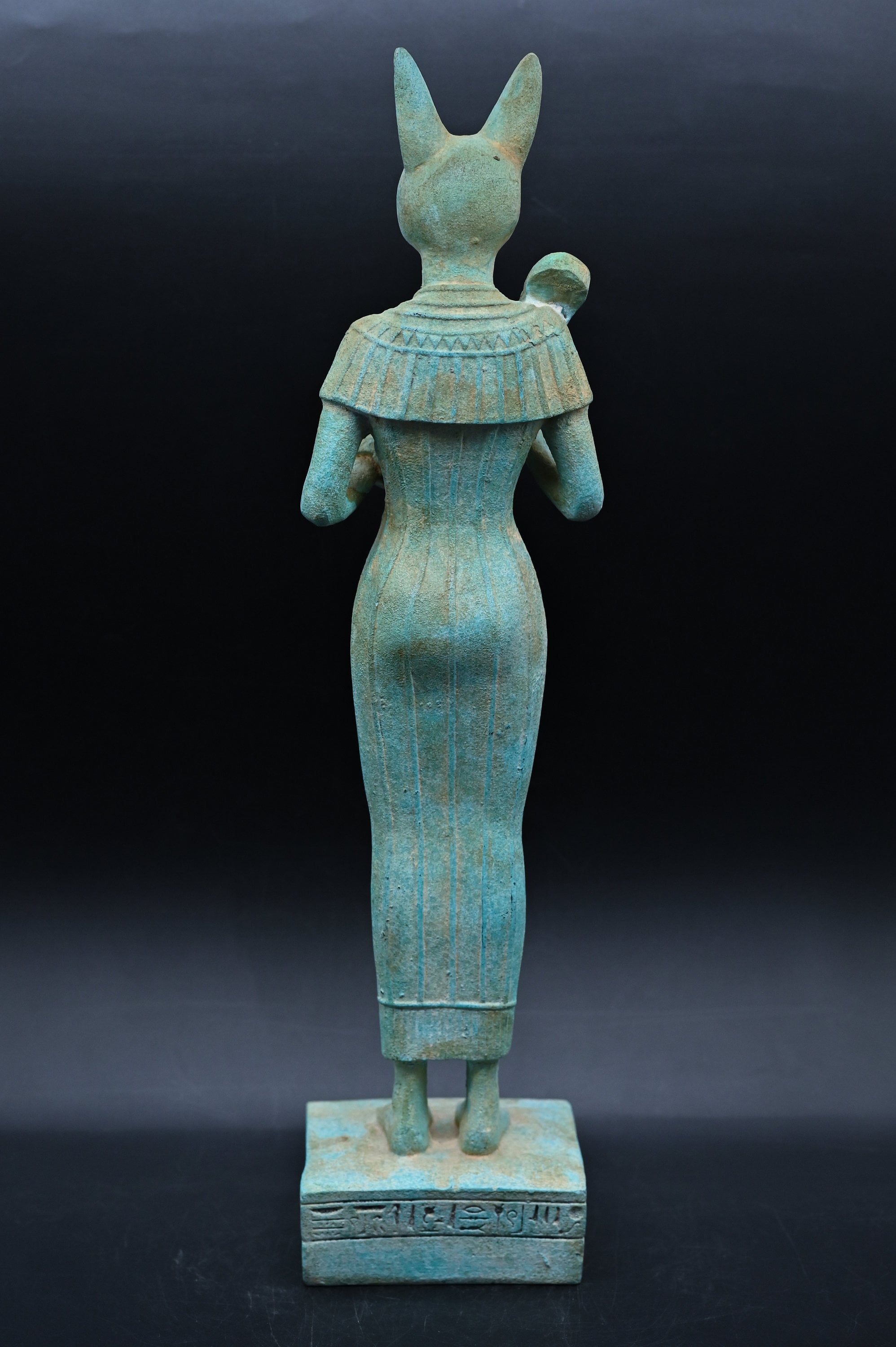 エジプトの女神バステト猫の像 エジプトで作られた大きな石像 - Etsy 日本