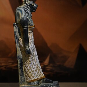 Unique Egyptian Goddess Sekhmet Lady of War Heavy Statue Stone Made in ...