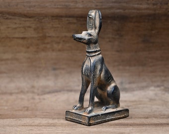 Anubis Statue: Egyptian God of Afterlife, Stone Sculpture