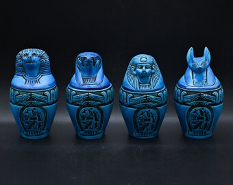 エジプト マトリョーシカ :カノプス壷（ホルスの４人の息子） エジプト マトリョーシカ :カノプス壷（ホルスの4人の息子）