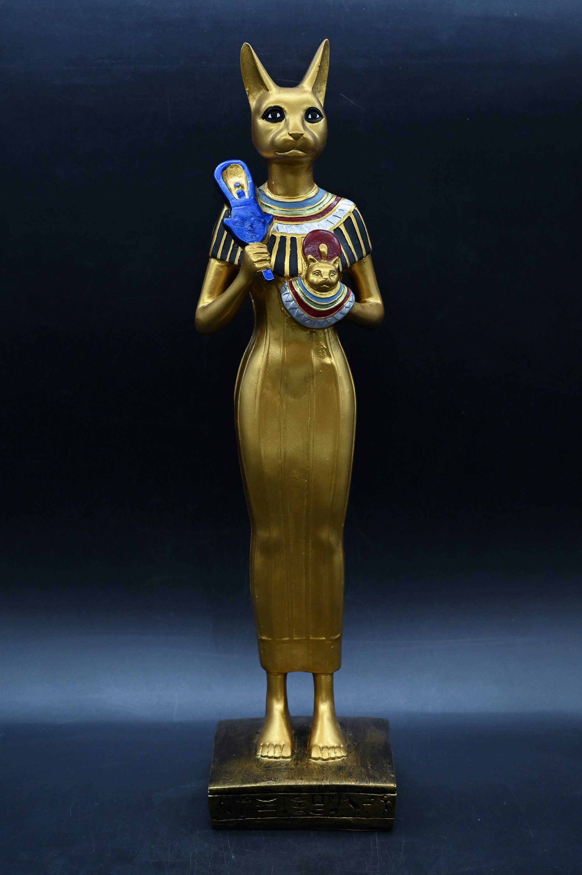 バステト　エジプトの女神 バステト: 古代エジプトの女神 - コレクター向け銀像