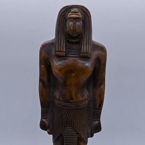 statue of Egyptian God Khepri Scarab Sun God made in egypt