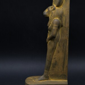 Statue of Egyptian Art Goddess Sekhmet Lady of War Heavy Stone Made in ...