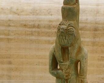 Egyptian Statue of God Horus stone made in egypt