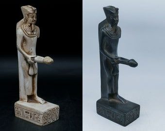 Egyptian statue of god MIN God of fertility made in egypt