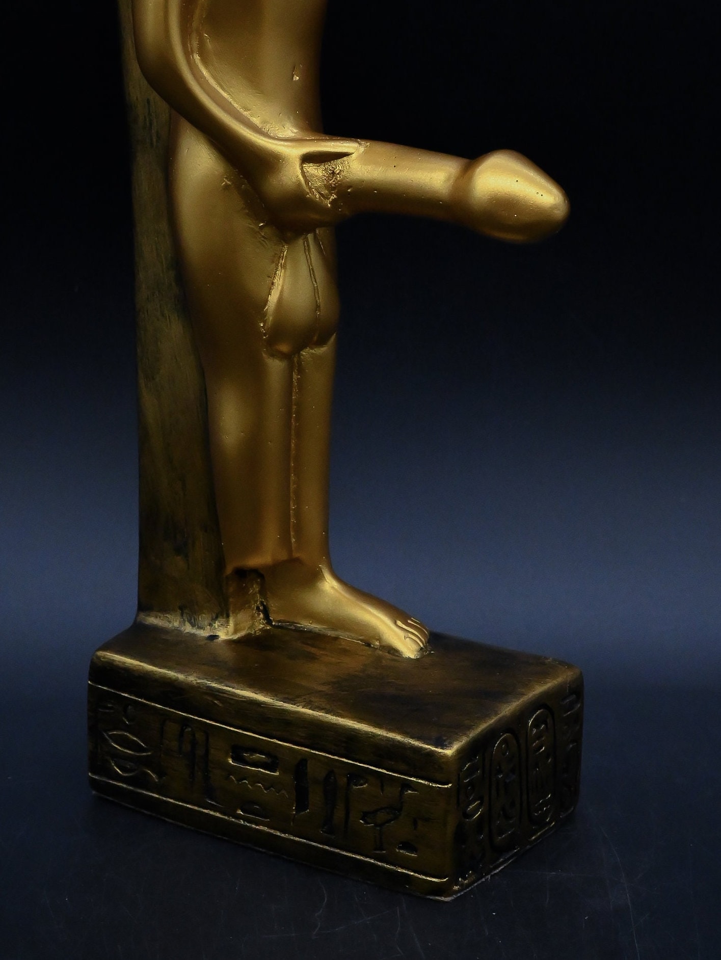 Egyptian Statue of God MIN God of Fertility Made in Egypt image