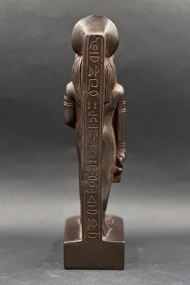 Statue of Egyptian Art Goddess Sekhmet Black Heavy Stone Made in Egypt ...