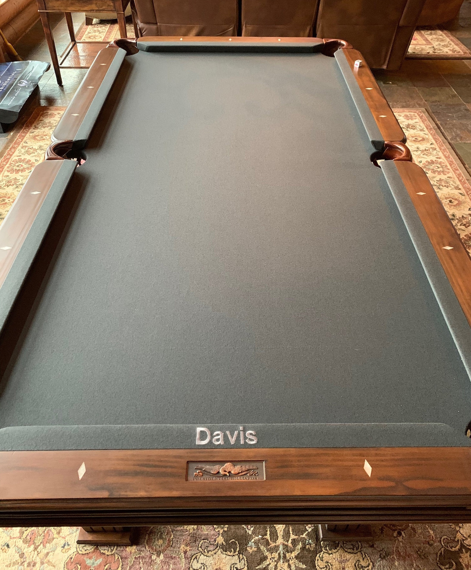 Personalized Pool Table Cloth set for 7 or 8 foot table with Etsy