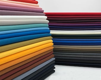 Heavy Suiting Fabric, High-end Suit Fabric for men and women, Apparel Fabric, Solid Fabric, Sewing Fabric, By the Half Yard