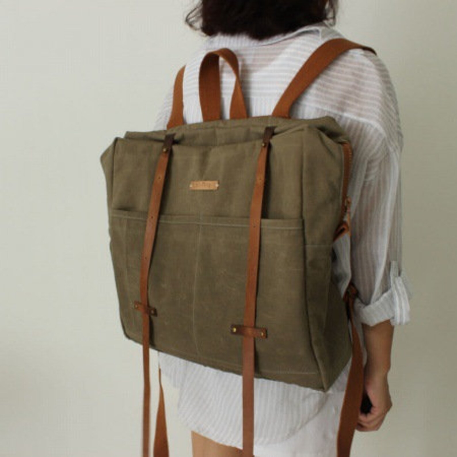 12oz Waxed Canvas Fabric Hand Waxed Cotton Canvas Fabric Etsy