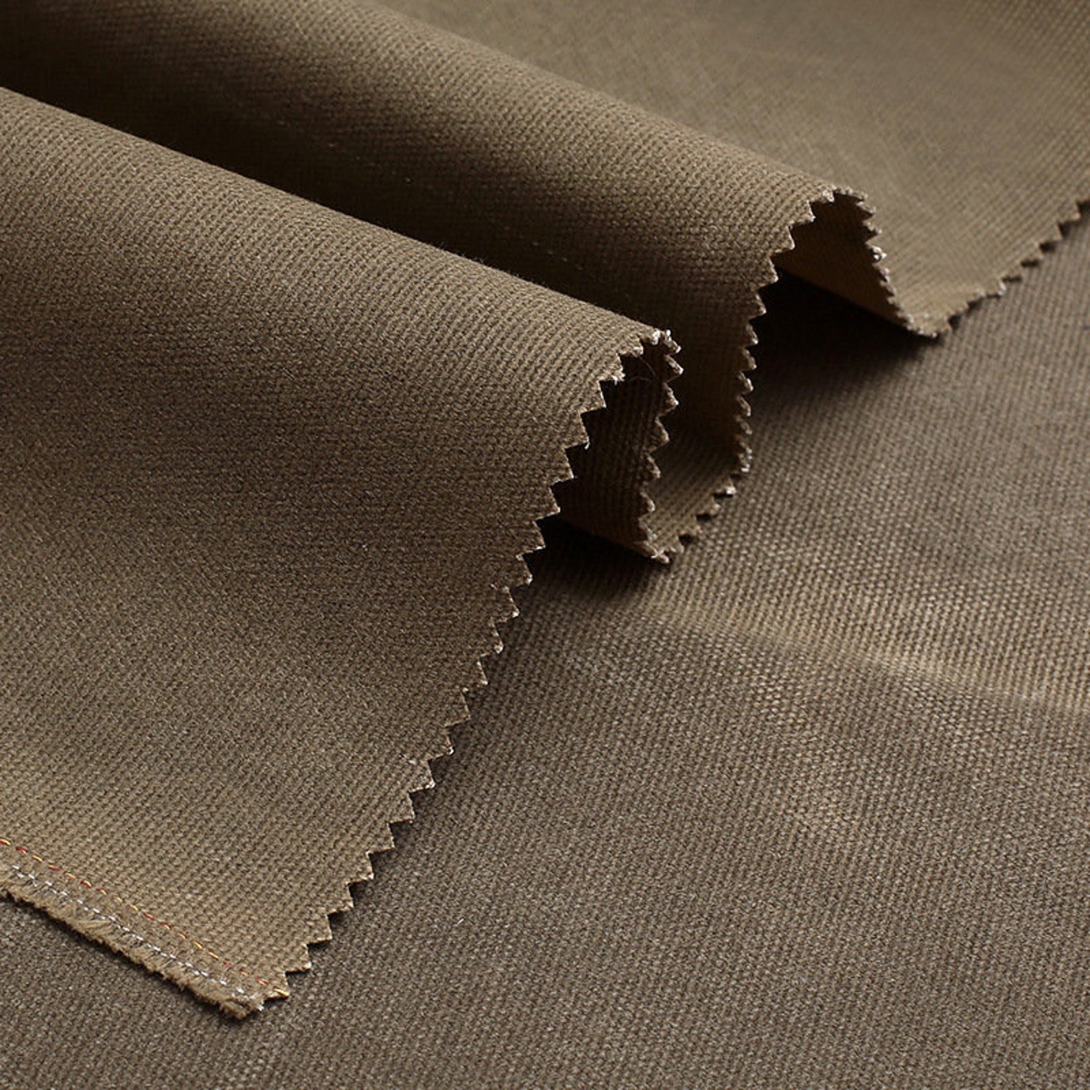 8oz Waxed Canvas Fabric Hand Waxed Cotton Canvas Fabric Hard Etsy