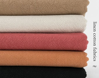 Tessuto da ricamo Sashiko, tessuto da ricamo fatto a mano, tessuto di lino e cotone, tessuto di lino e cotone lavato, al metro quadro