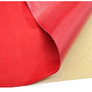 Self-Adhesive Faux Suede Fabric, Soft Imitation Suede Fabric, Stretch Faux Suede Fabric,Microsuede Fabric,Upholstery Fabric By the Half Yard image 2