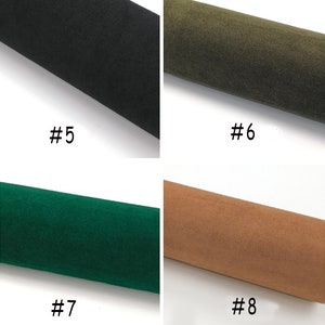 Self-Adhesive Faux Suede Fabric, Soft Imitation Suede Fabric, Stretch Faux Suede Fabric,Microsuede Fabric,Upholstery Fabric By the Half Yard image 6
