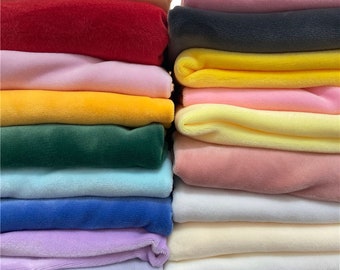 Fester, glatter Minky Stoff, Kuschelstoff, Stoff für Plüschtiere, Super Weicher Kurzer Plüschstoff, Fellimitat Stoff Meterware