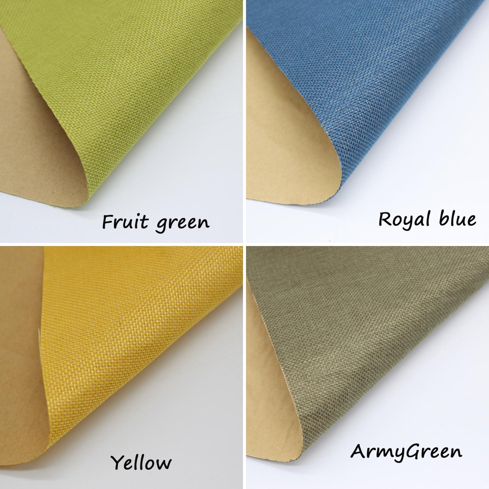 Selfadhesive Linen Fabric Decorative Fabric Handmade Fabric Etsy