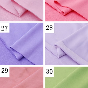 May include: Five fabric swatches in different colors. The swatches are arranged in two rows of two, with one swatch below. The swatches are labeled with numbers 25, 26, 27, 28, 29, and 30.