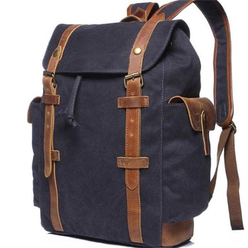 8oz Waxed Canvas Fabric Hand Waxed Cotton Canvas Fabric Hard Etsy