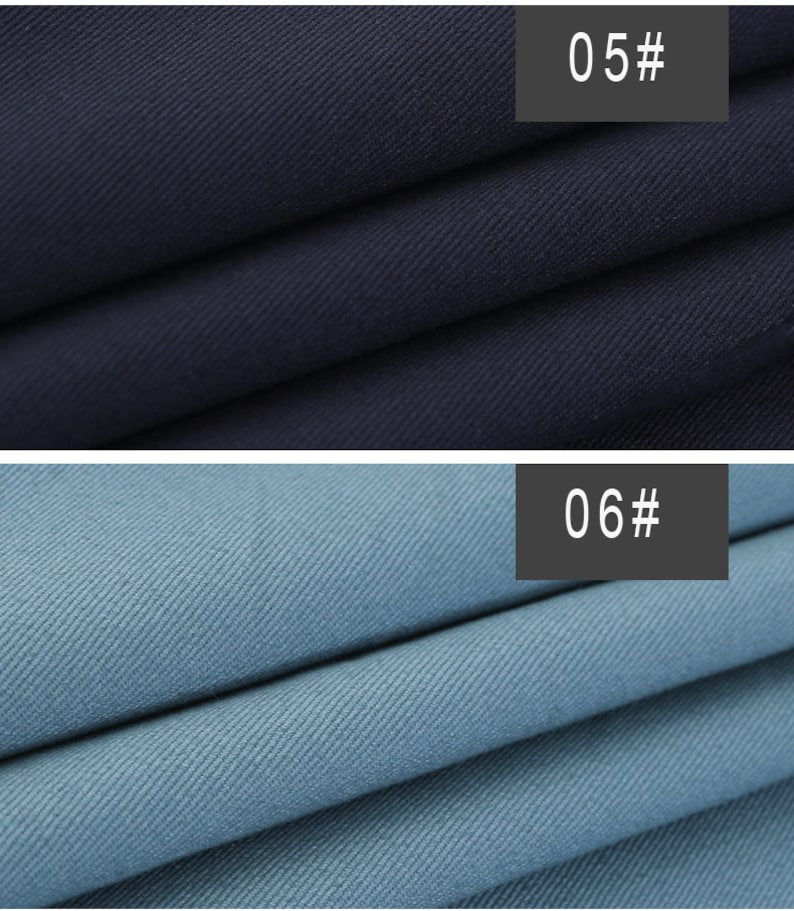 Washed Cotton Fabric Twill Fabric 100 Cotton Fabric Thick Etsy