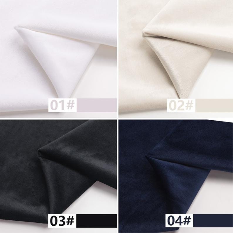 Velvet Fabric, Heavy Velvet Fabric, Polyester Velvet, Soft Velvet Fabric, Sewing Fabric, Apparel Fabric, Upholstery Fabric, By The Half Yard image 4