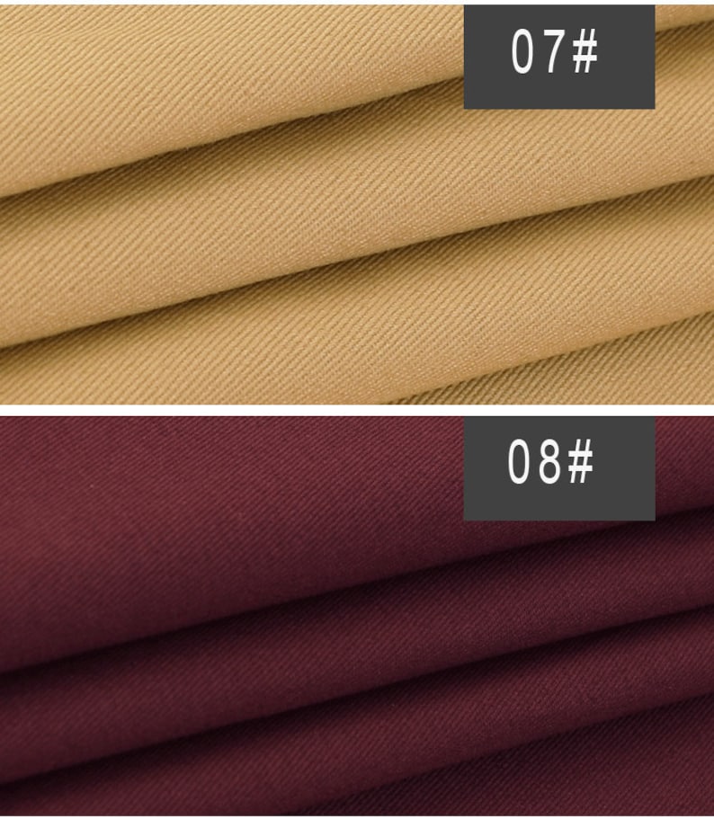 Washed Cotton Fabric Twill Fabric 100 Cotton Fabric Thick Etsy