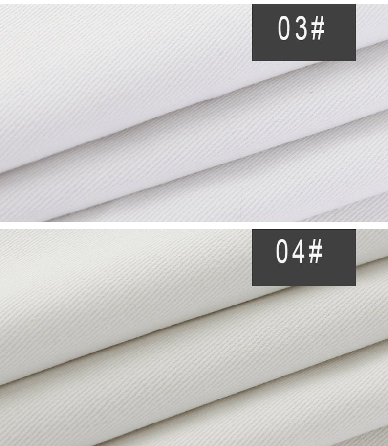 Washed Cotton Fabric Twill Fabric 100 Cotton Fabric Thick Etsy