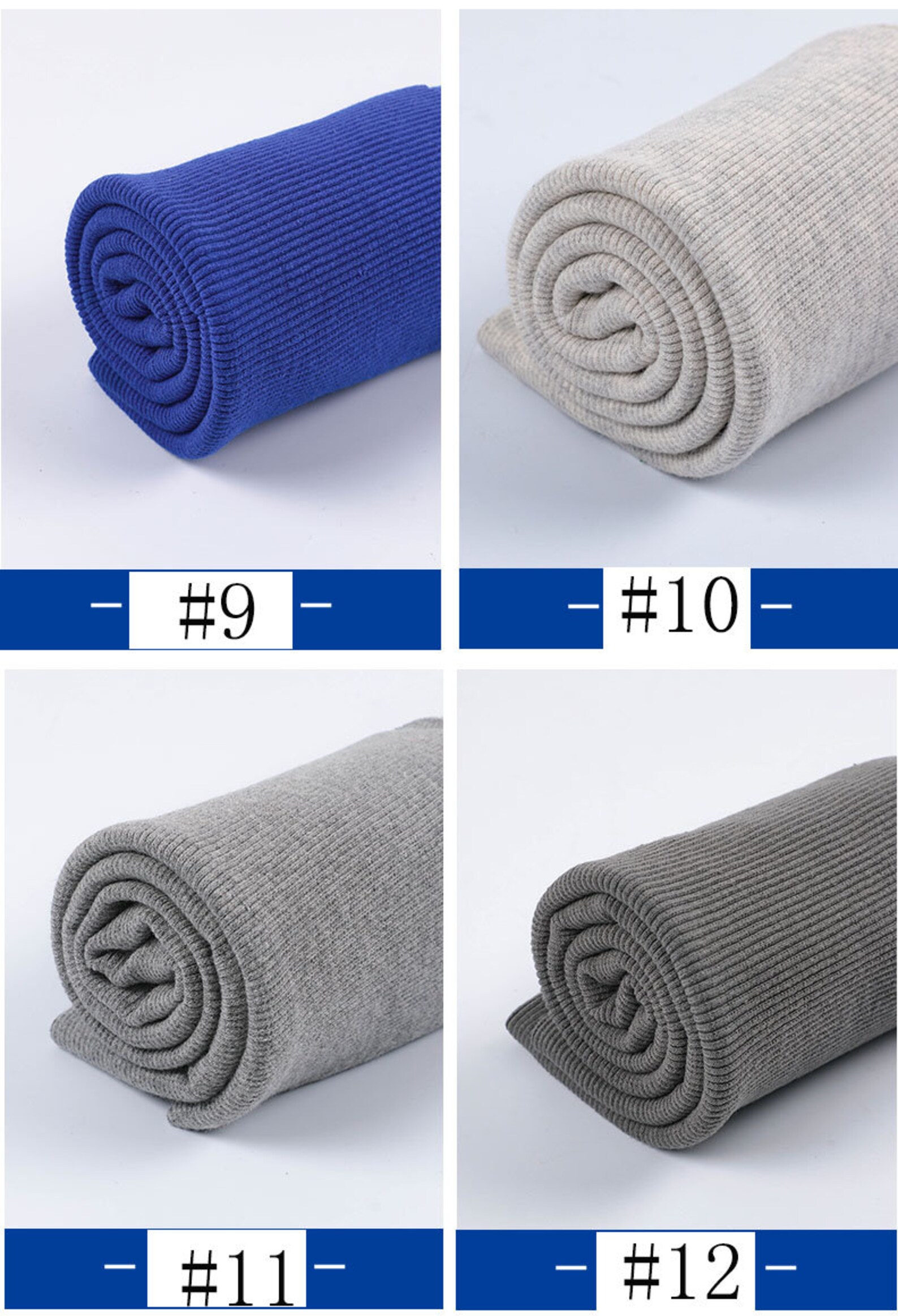 Rib Knit Fabric 100 Cotton Fabric Knitted Stretch Fabric Etsy UK