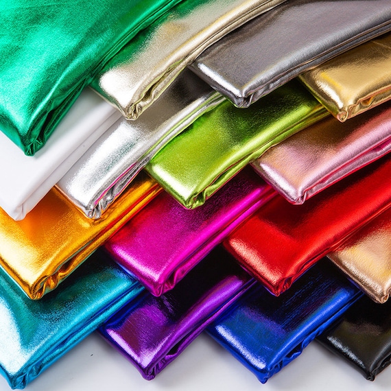 Foil jersey fabric sale