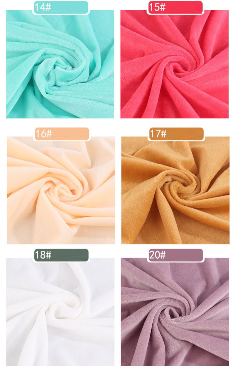 Solid Smooth Minky Fabric Cuddle Fabric Plush Toys Fabric Etsy