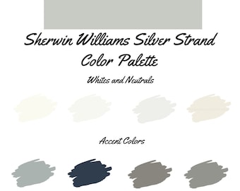 Silver Strand by Sherwin Williams whole home color palette - interior paint palette