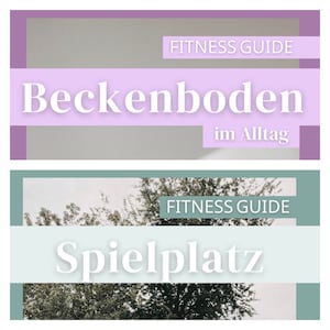 Pelvic floor in everyday life AND playground FitnessGuide