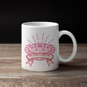 Mrs. Lovett&#39;s Meat Pies Ceramic Mug 11oz, Sweeney Todd Musical Theatre Broadway Funny Gift