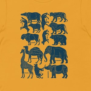 Animals / Animales in Spanish Poster Graphic Tee