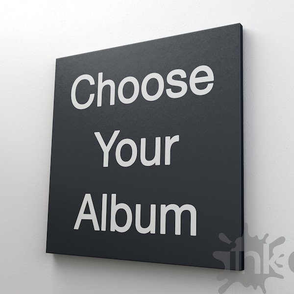 Choose Any Album Canvas / Artist Cover / Album Artwork / Wall Art / Singer Art / Decoration / Pop Art / Music Art