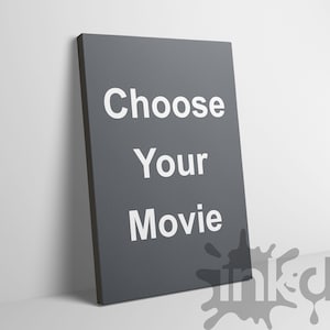 Wählen Sie Irgendein Film Leinwand / Film Poster Auf Leinwand / Film Kunstwerk / Wand Kunst / Film Kunst / Dekoration / Werbe Kunst / Film Kunst