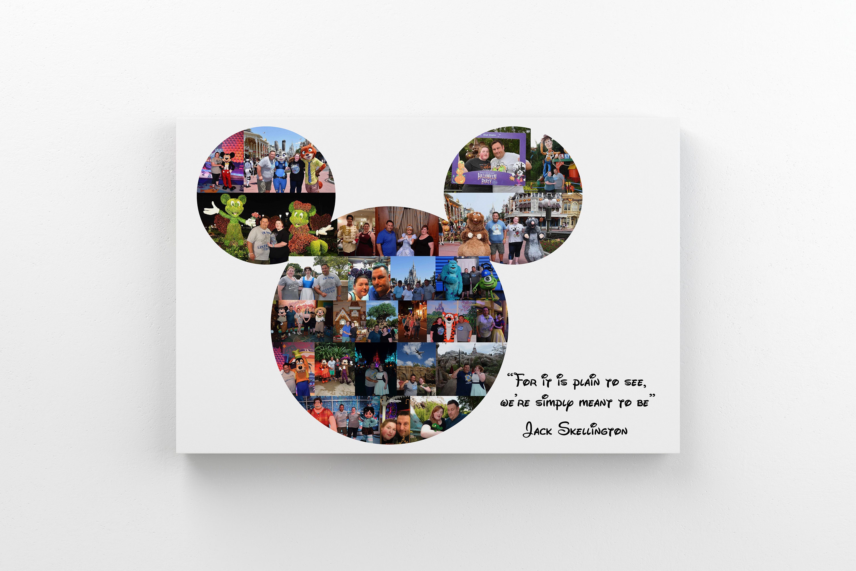 Personalized Disney Mickey Mouse Photo Collage Birthday Gift –  CollagemasterCo