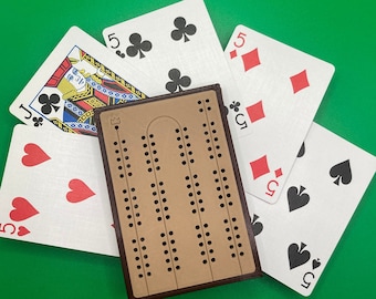 Pocket-Sized, Travel Cribbage Board