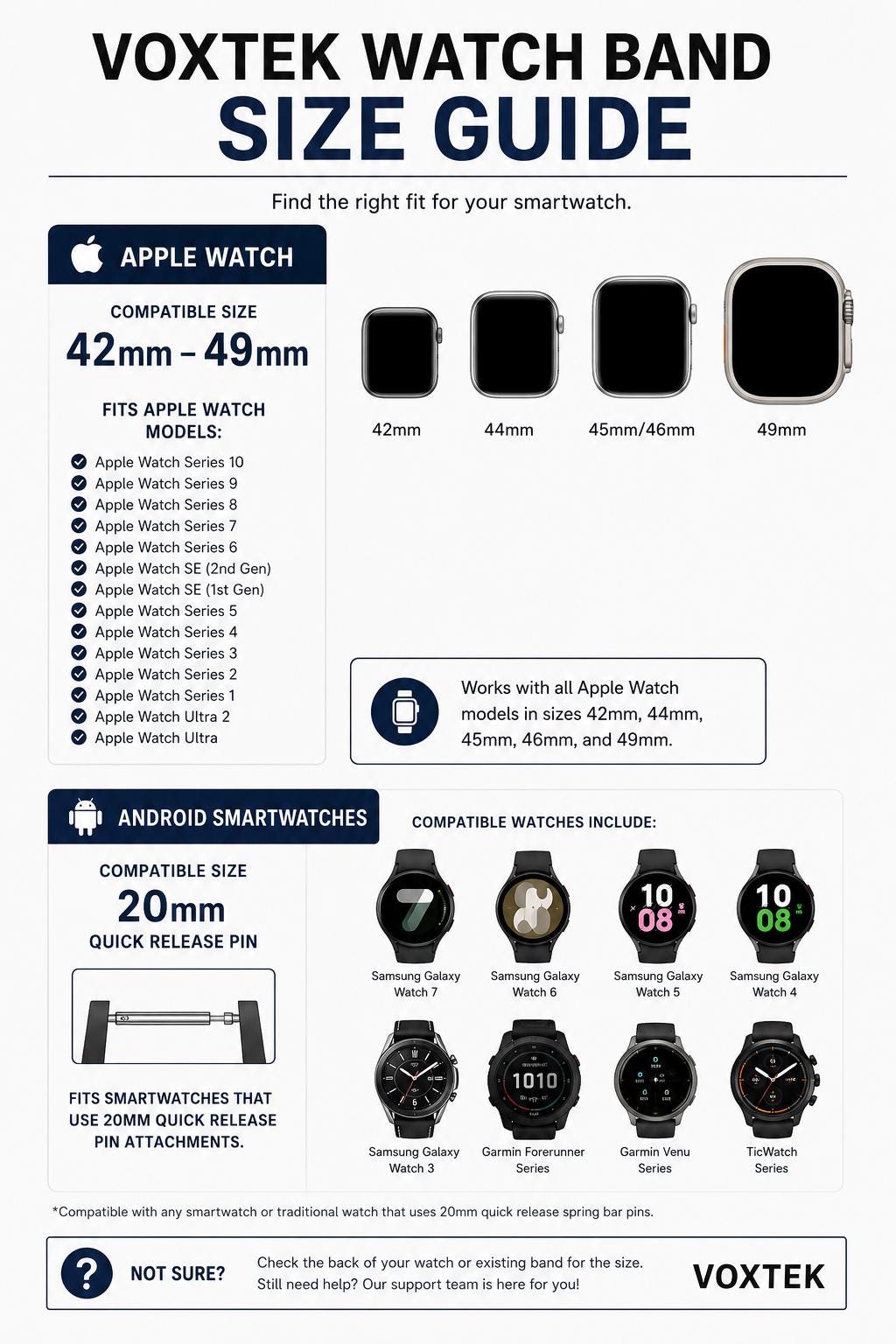 VoxTek Smartwatch Band – Hazbin Hotel Vox Inspired Apple & Android