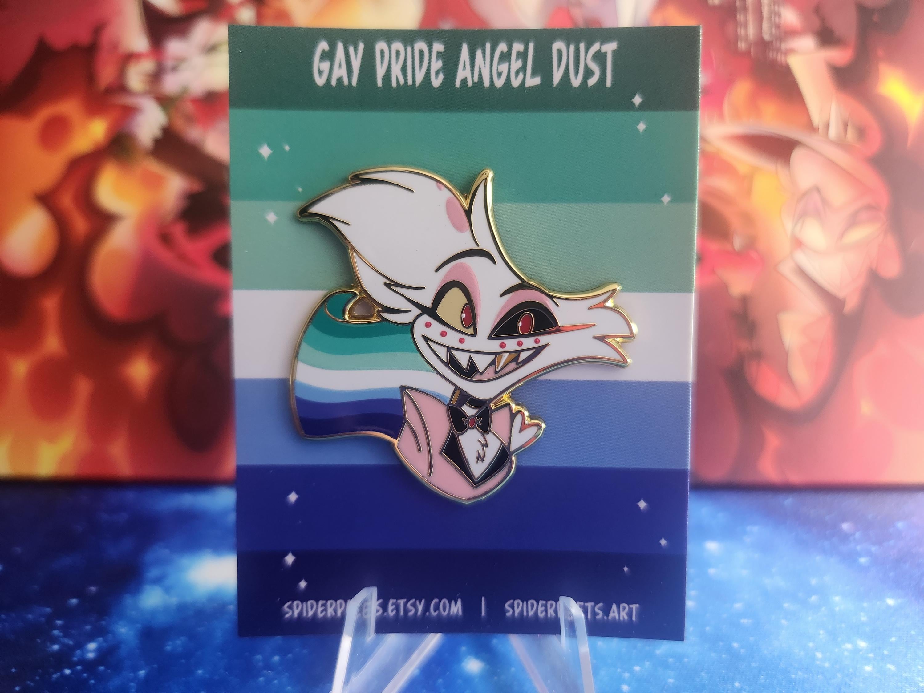 ハズビンホテルプライドフラッグエナメルピン（ファンメイド） - Etsy 日本