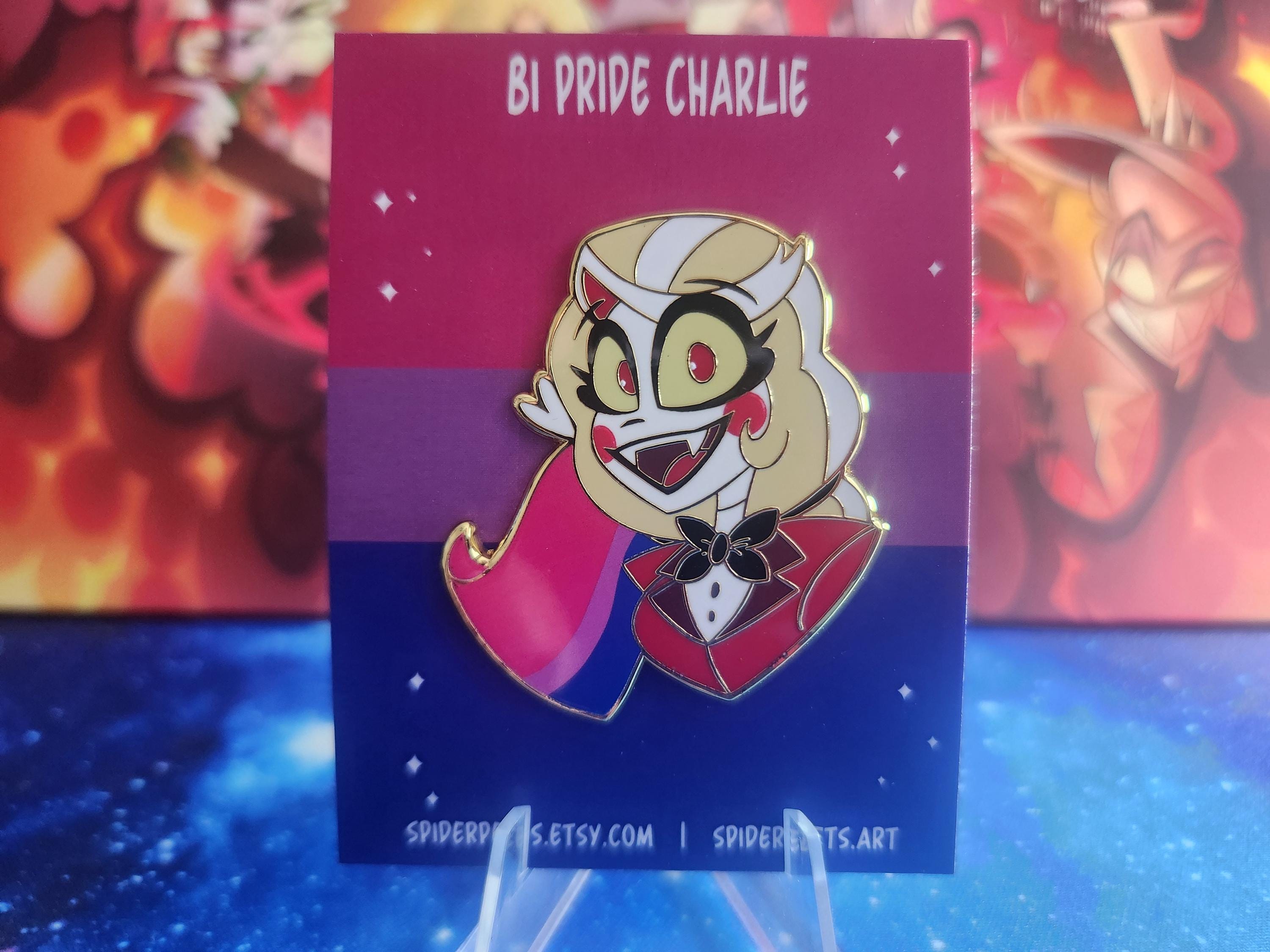 ハズビンホテルプライドフラッグエナメルピン（ファンメイド） - Etsy 日本